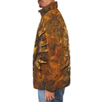 Down-Padded Puffer Jacket Ancient Golden Sun Rays