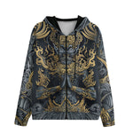 Men's Zip Up Hoodie Thai Art Style