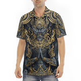 Men's Polo Shirt Thai Art Style