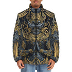 Down-Padded Puffer Jacket Thai Art Style