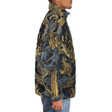 Down-Padded Puffer Jacket Thai Art Style