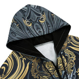 Men's Zip Up Hoodie Thai Art Style