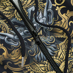 Men's Zip Up Hoodie Thai Art Style