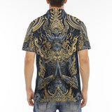 Men's Polo Shirt Thai Art Style