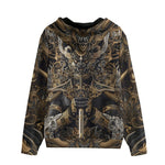 Men's Zip Up Hoodie Thai Art Style