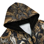 Men's Zip Up Hoodie Thai Art Style