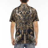 Men's Polo Shirt Thai Art Style