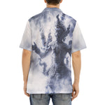 Hawaiian Shirt Thai Demon Surrounded by Clouds and Mist