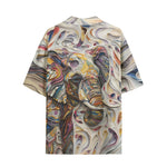 Hawaiian Shirt Elephant Swirling Artwork