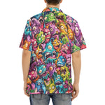 Hawaiian Shirt Colorful Cartoon Monsters