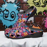 Classic Clogs Colorful Cartoon Monsters
