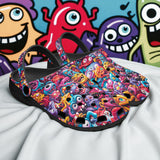 Classic Clogs Colorful Cartoon Monsters