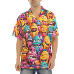 Hawaiian Shirt Colorful Cartoon Monsters