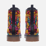 Leather Boots Colorful Cartoon Monsters