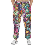 Men's Sweatpants Colorful Cartoon Monsters