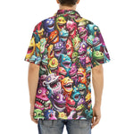 Hawaiian Shirt Colorful Cartoon Monsters