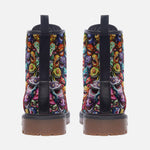 Leather Boots Colorful Cartoon Monsters