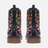 Leather Boots Colorful Cartoon Monsters