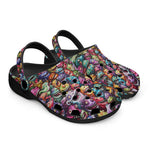 Classic Clogs Colorful Cartoon Monsters