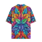 Hawaiian Shirt Vibrant Colorful Leaves