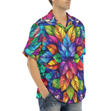 Hawaiian Shirt Colorful Kaleidoscop Leaves