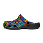 Classic Clogs Colorful Kaleidoscop Leaves