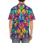 Hawaiian Shirt Colorful Kaleidoscop Leaves