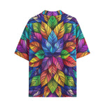 Hawaiian Shirt Colorful Kaleidoscop Leaves