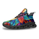 Sports Mesh Sneakers Colorful Floral Pattern