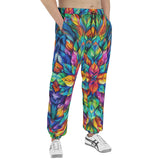 Men's Sweatpants Colorful Floral Pattern