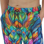 Men's Sweatpants Colorful Floral Pattern