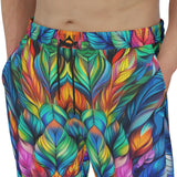 Men's Sweatpants Colorful Floral Pattern