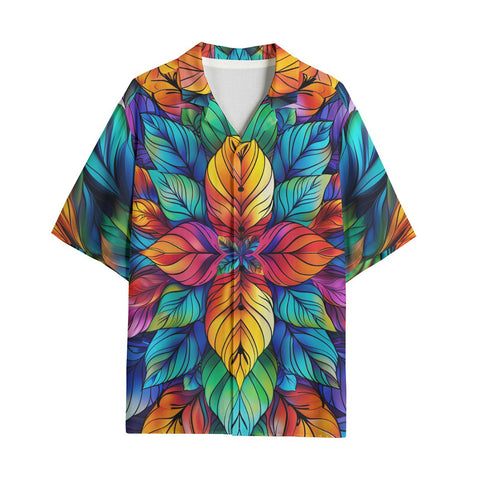 Hawaiian Shirt Colorful Floral Pattern