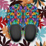 Classic Clogs Colorful Floral Pattern