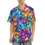 Hawaiian Shirt Colorful Leaves