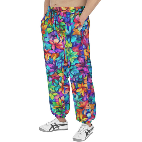 Men's Sweatpants Colorful Leaves