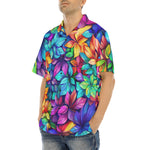 Hawaiian Shirt Colorful Leaves