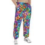 Men's Sweatpants Colorful Leaves