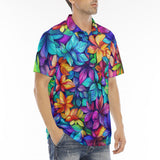 Men's Polo Shirt Colorful Leaves