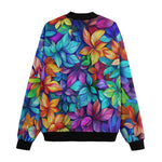 Bomber Jacket Colorful Leaves