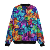 Bomber Jacket Colorful Leaves