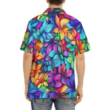 Hawaiian Shirt Colorful Leaves