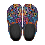 Classic Clogs Vibrant Colorful Leaves