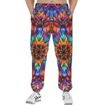 Men's Sweatpants Kaleidoscopic Vibrant Colors