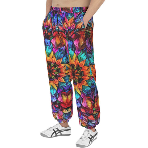 Men's Sweatpants Kaleidoscopic Vibrant Colors