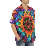 Hawaiian Shirt Kaleidoscopic Vibrant Colors