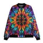 Bomber Jacket Kaleidoscopic Vibrant Colors