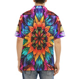Hawaiian Shirt Kaleidoscopic Vibrant Colors