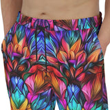Men's Sweatpants Kaleidoscopic Vibrant Colors