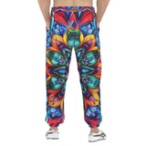 Men's Sweatpants Vibrant Colorful Geometric Shapes